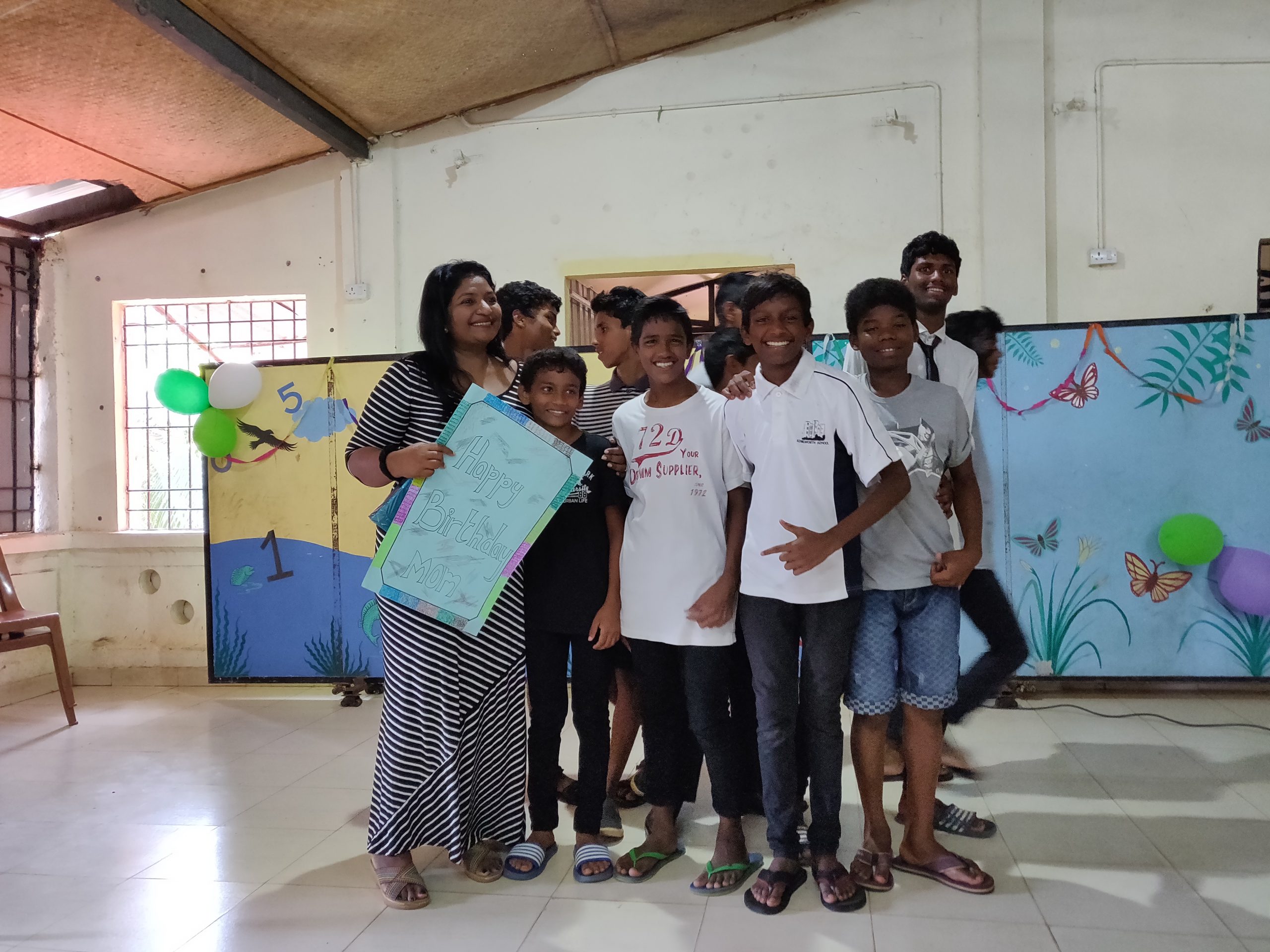 All three homes prepare a presentation or dances, songs, thanks and gifts for Beena on her birthday.