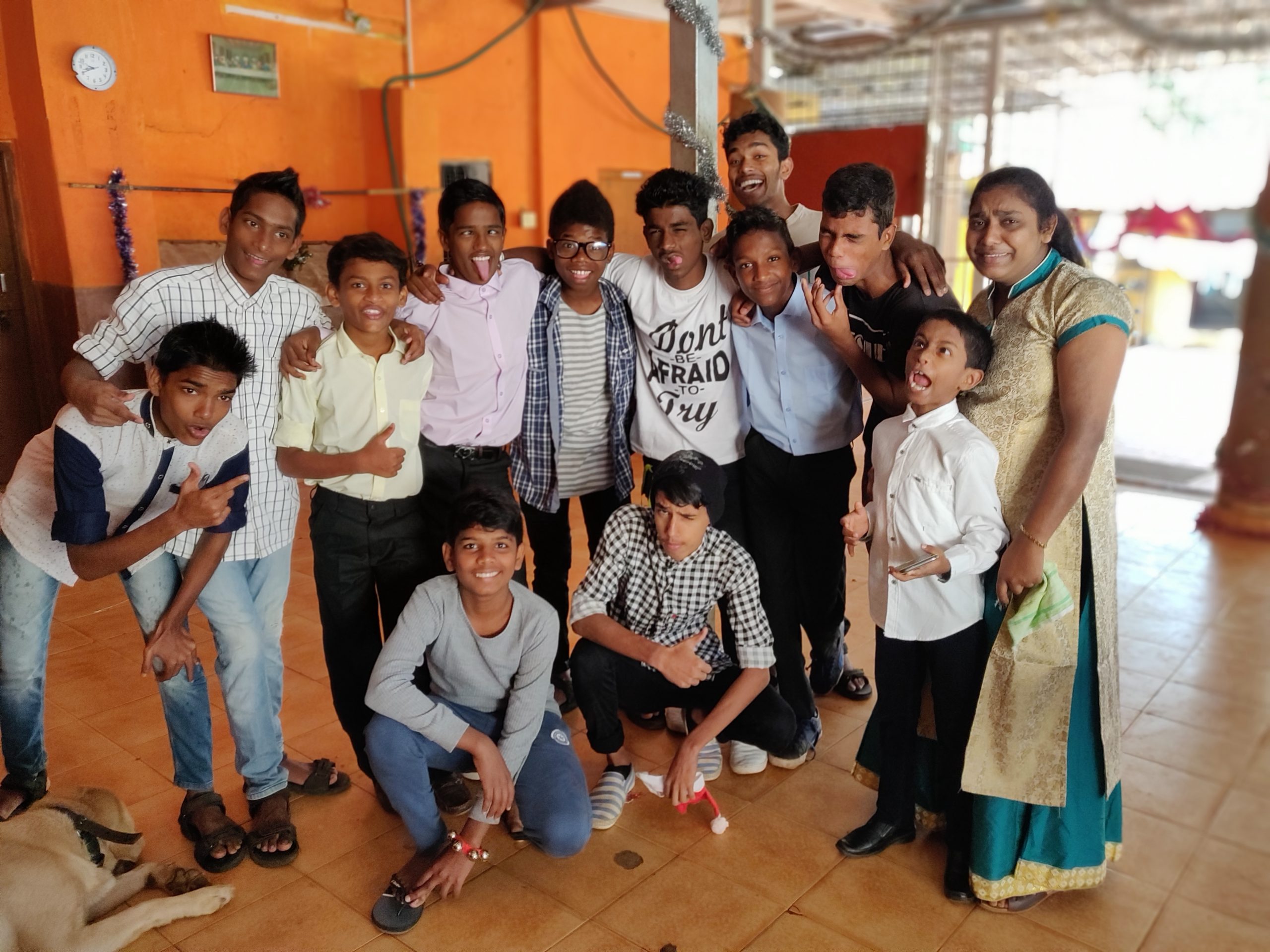 Christmas morning madness