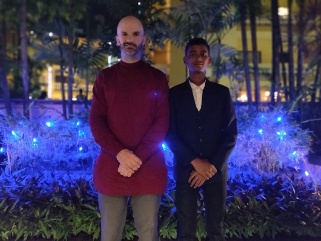 Christmas evening celebrations