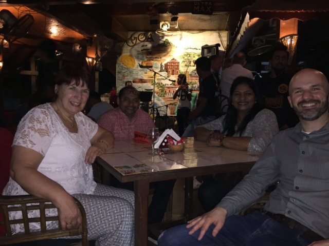 Dinner with Martin and Beena