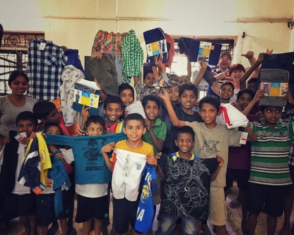 Mum brought clothes for the junior boys