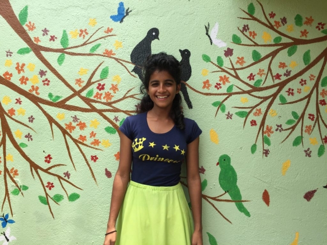 Jyothi, who has been at BLC since she was very little, leave for college to study social work so she can help other children in trouble